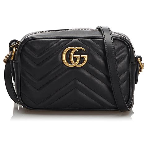 sac gucci bandoulière noir|Gucci handbags.